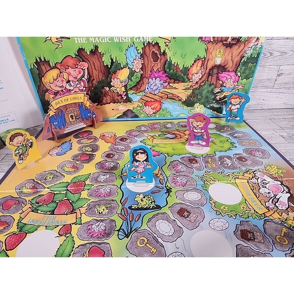 Vintage Trolls The Magic Wish Board Game Parker Brothers 1992 Treasure COMPLETE - Picture 7 of 12